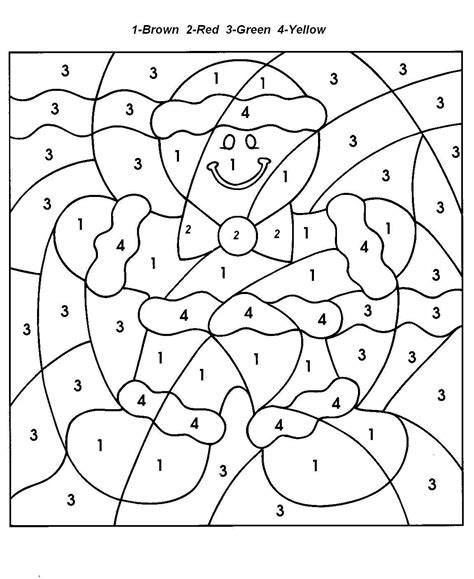 Christmas Coloring Pages Numbers
