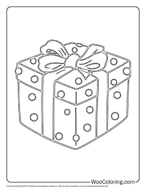 Christmas Gift Coloring Sheets