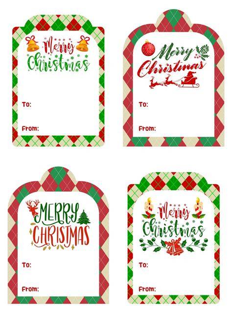 Christmas Gift Tags Printable