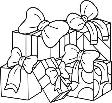 Christmas Gifts To Color