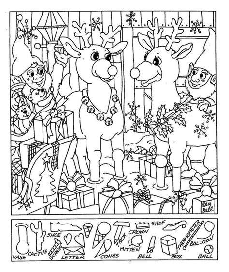 Christmas Hidden Pictures To Print