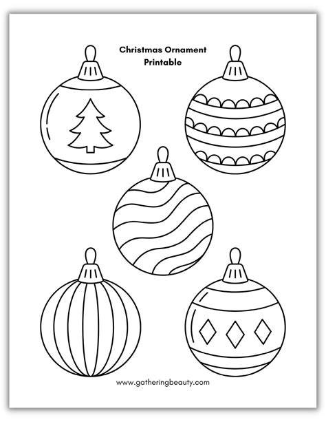 Christmas Ornaments Free Printables