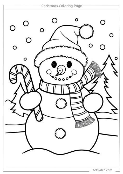 Christmas Pictures To Color Printable