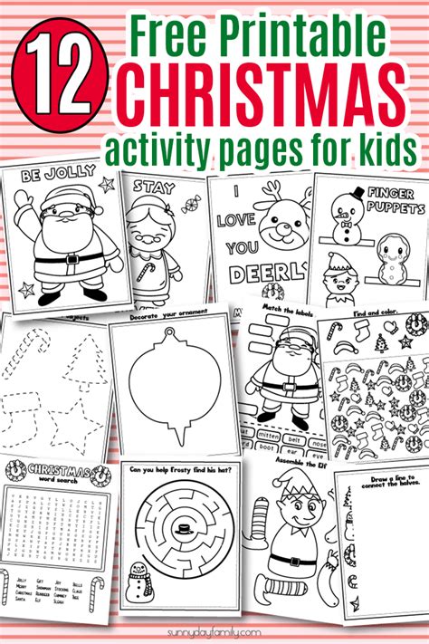 Christmas Printable Activities For Kids