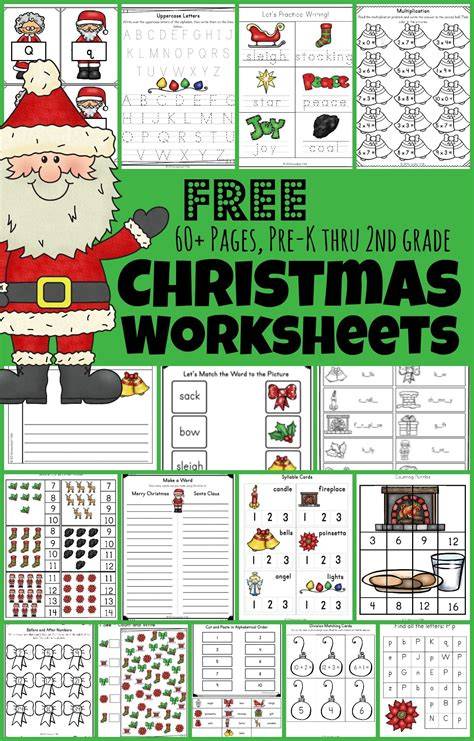 Christmas Worksheets Printables Free