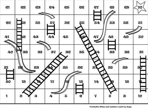 Chutes And Ladders Game Board Printable