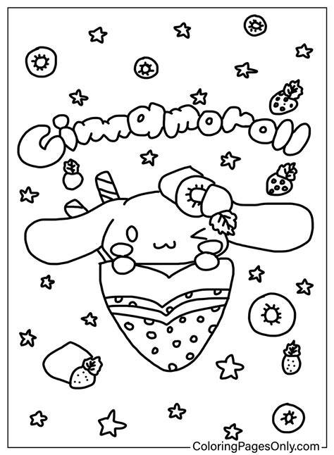 Cinnamoroll Printable Coloring Pages