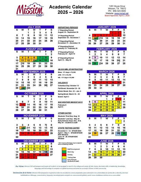Cisd Calendar 25 26