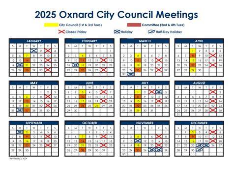 City Of Oxnard Calendar