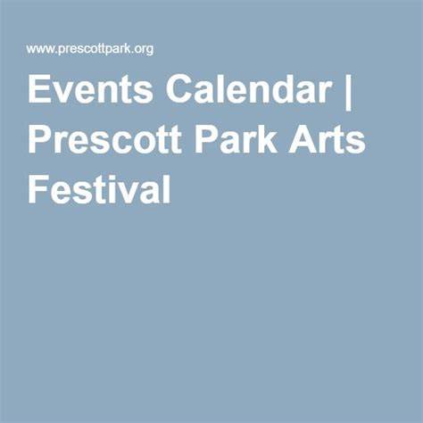 City Of Prescott Events Calendar