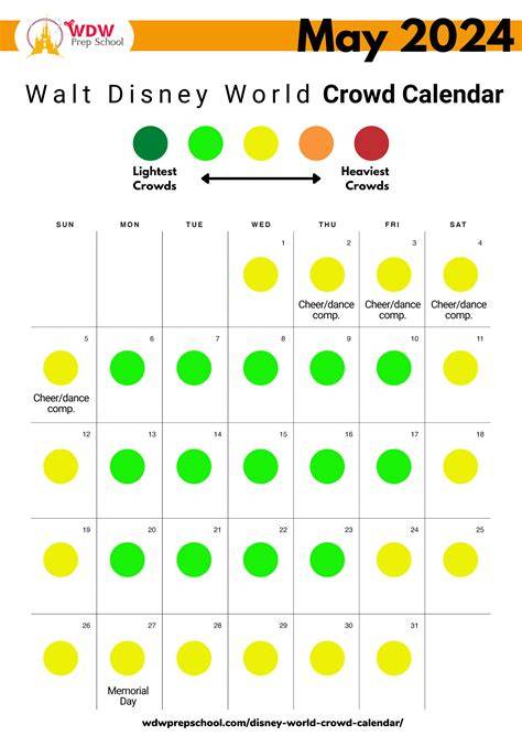 crowd calendar disney world