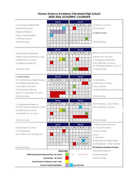 Cleveland Public Schools Calendar