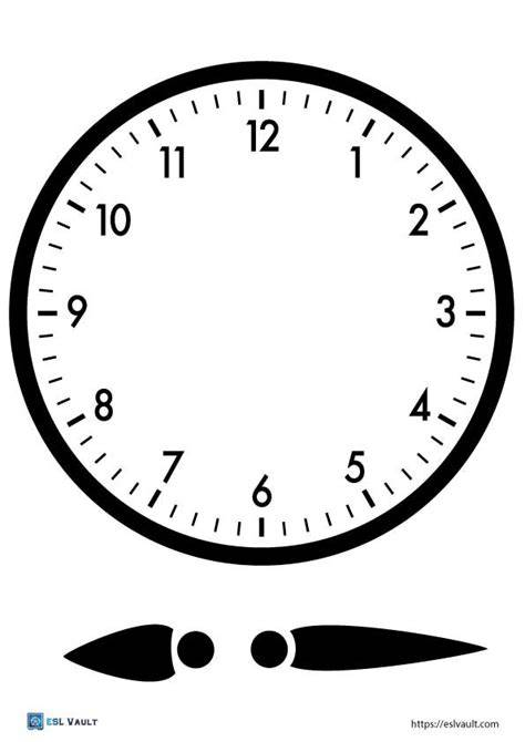 Clock Face Free Printable