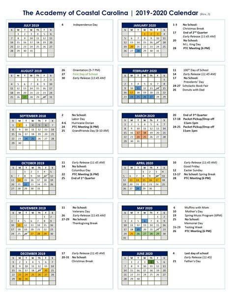Coastal Carolina Calendar 2024 2025 Printable