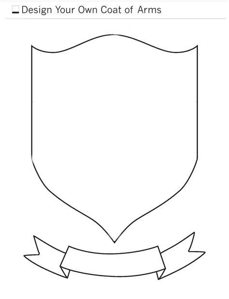 Coat Of Arms Printable Template