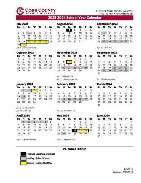 Cobb Schools Calendar 24 25