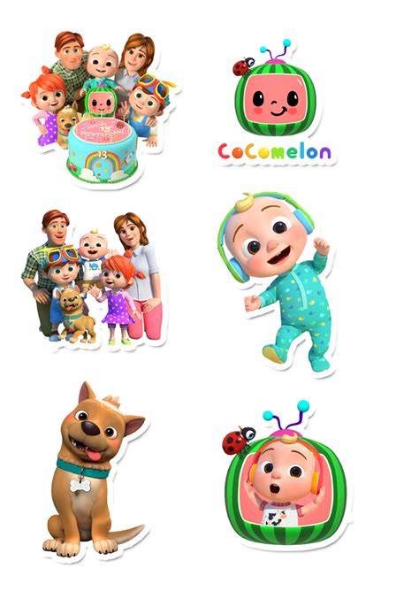Cocomelon Cutouts Printable