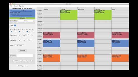 College Calendar Maker