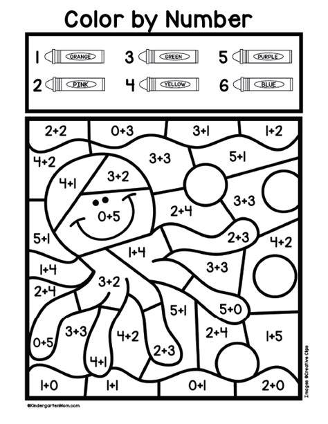 Color By Number 1st Grade