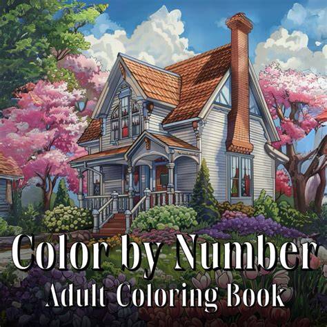 Color By Number Coloring Books For Adults