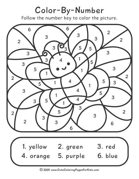 Color By Number Printables Free