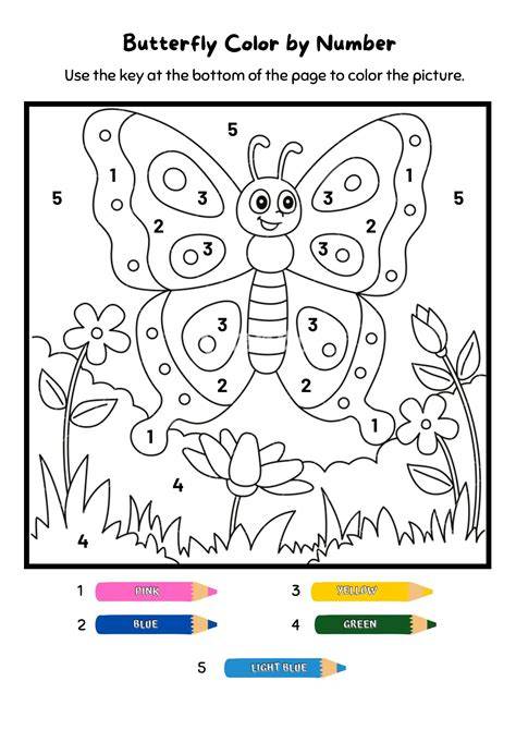 Color By Number Worksheets