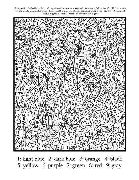Color By Numbers Hard