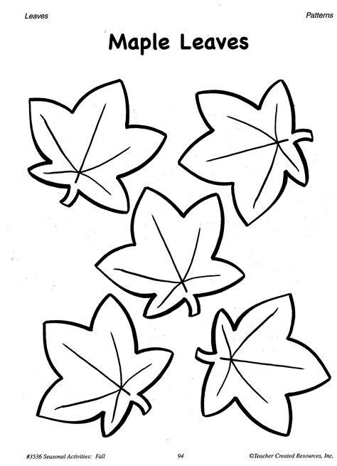 Color Leaves Printable
