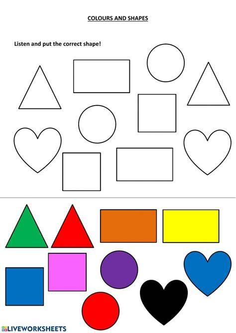 Color Shapes Worksheet
