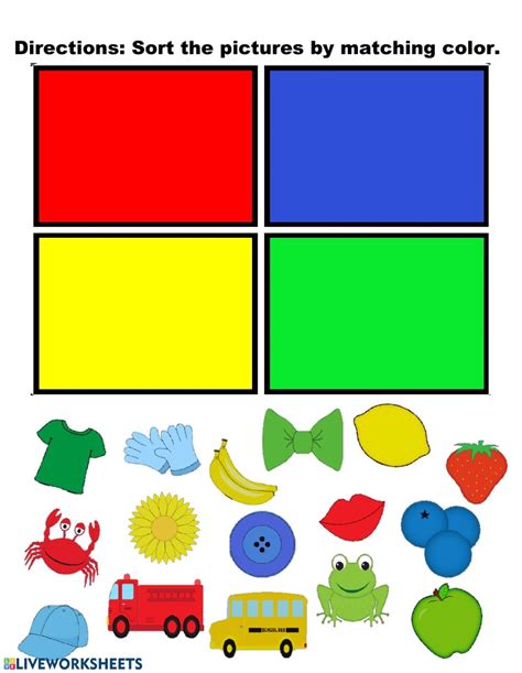 Color Sort Printable