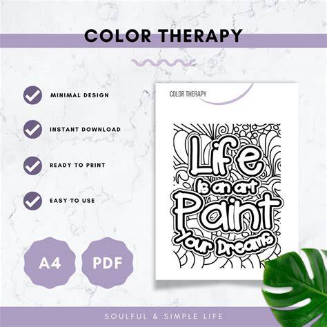 Color Therapy Printables