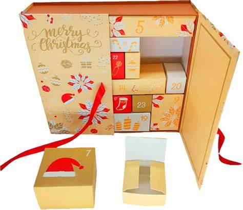 blank advent calendar box