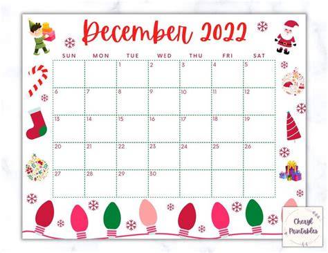 december 2024 calendar