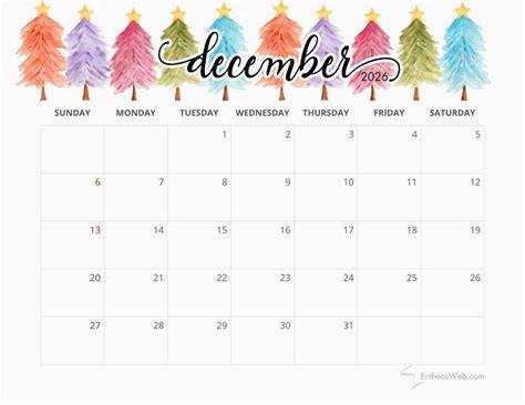 december calendar 2024