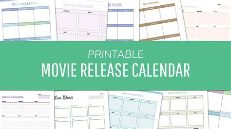 digital movie release calendar