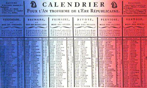 french republican calendar