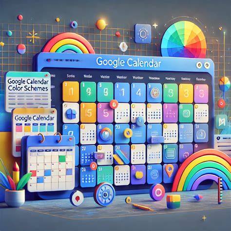 google calendar color schemes