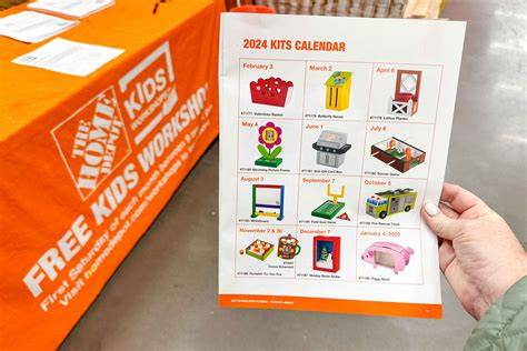 home depot kids workshop calendar