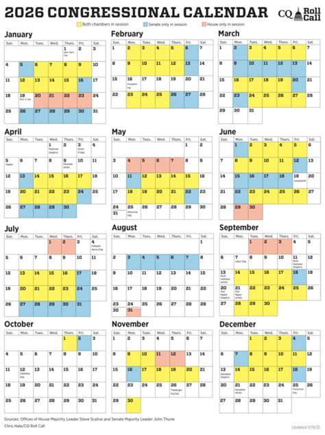house of representatives calendar