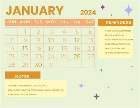 january 2024 calendar