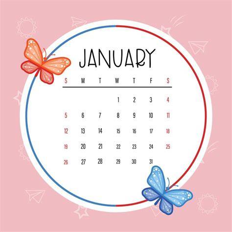 january 2025 calendar