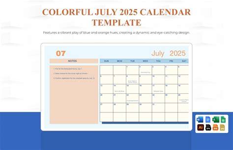july 2025 calendar