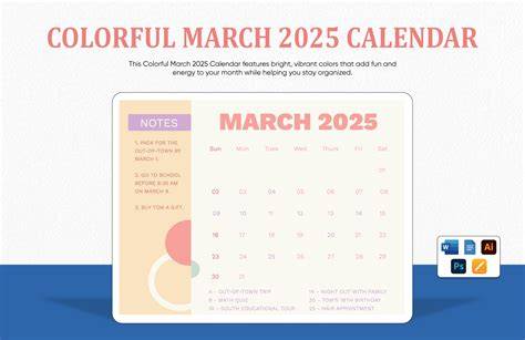 march 2025 calendar
