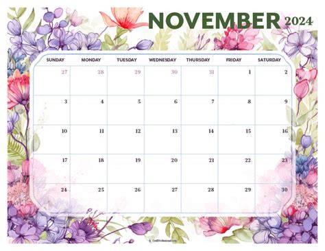 november 2024 calendar printable