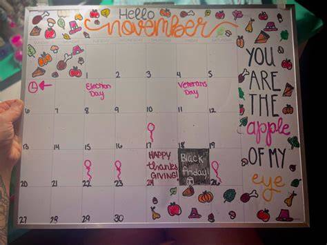 november calendar ideas