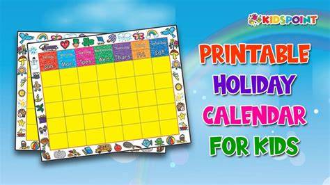 the holiday calendar