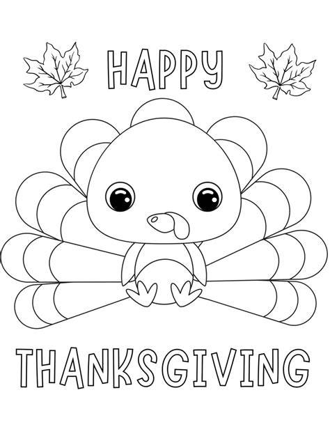 Coloring Book Thanksgiving Turkey