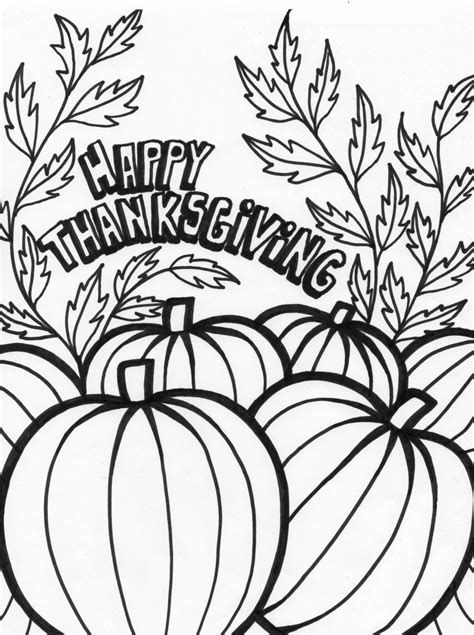 Coloring Book Thanksgiving