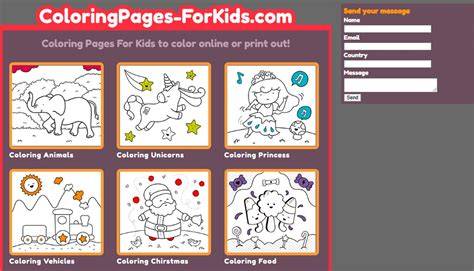 Coloring Book Website