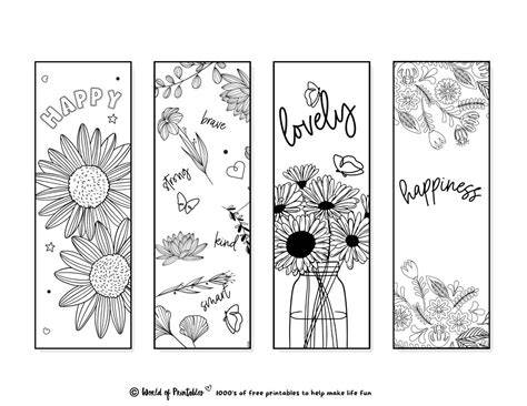 Coloring Bookmark Printable